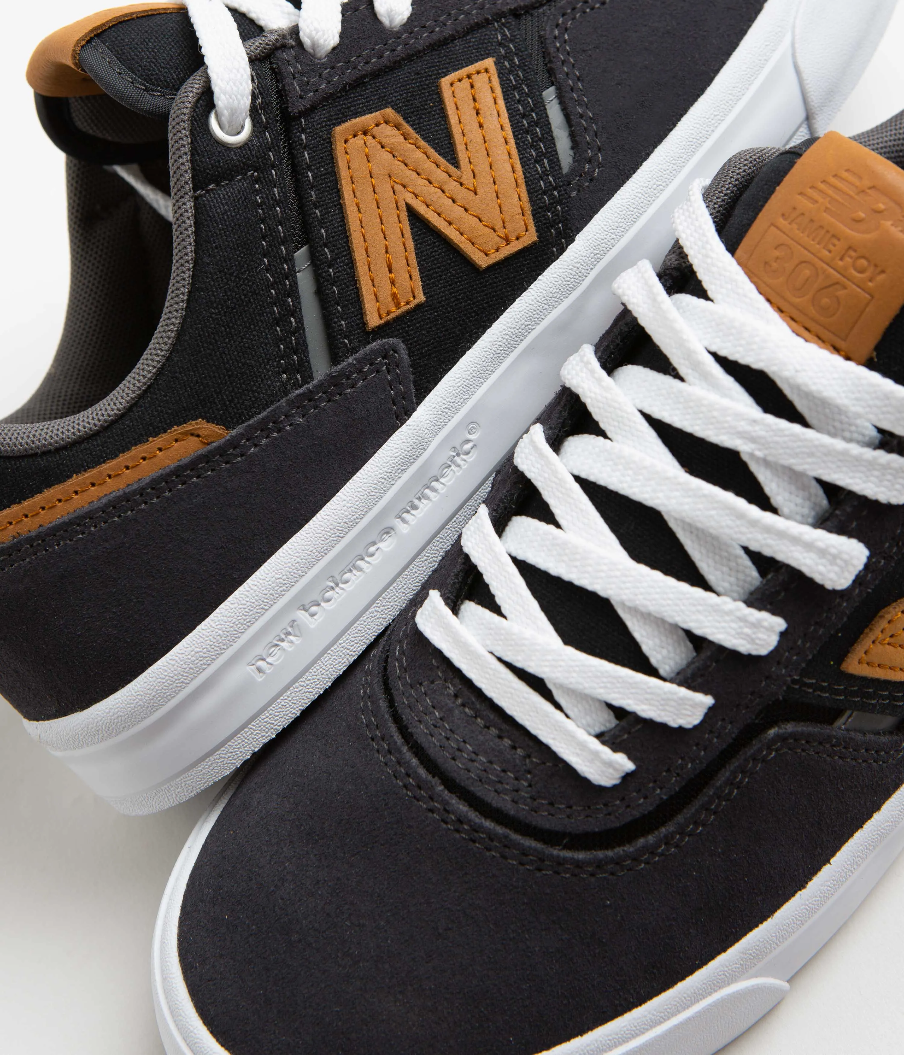 New Balance Numeric 306 Jamie Foy Shoes - Phantom / Brown