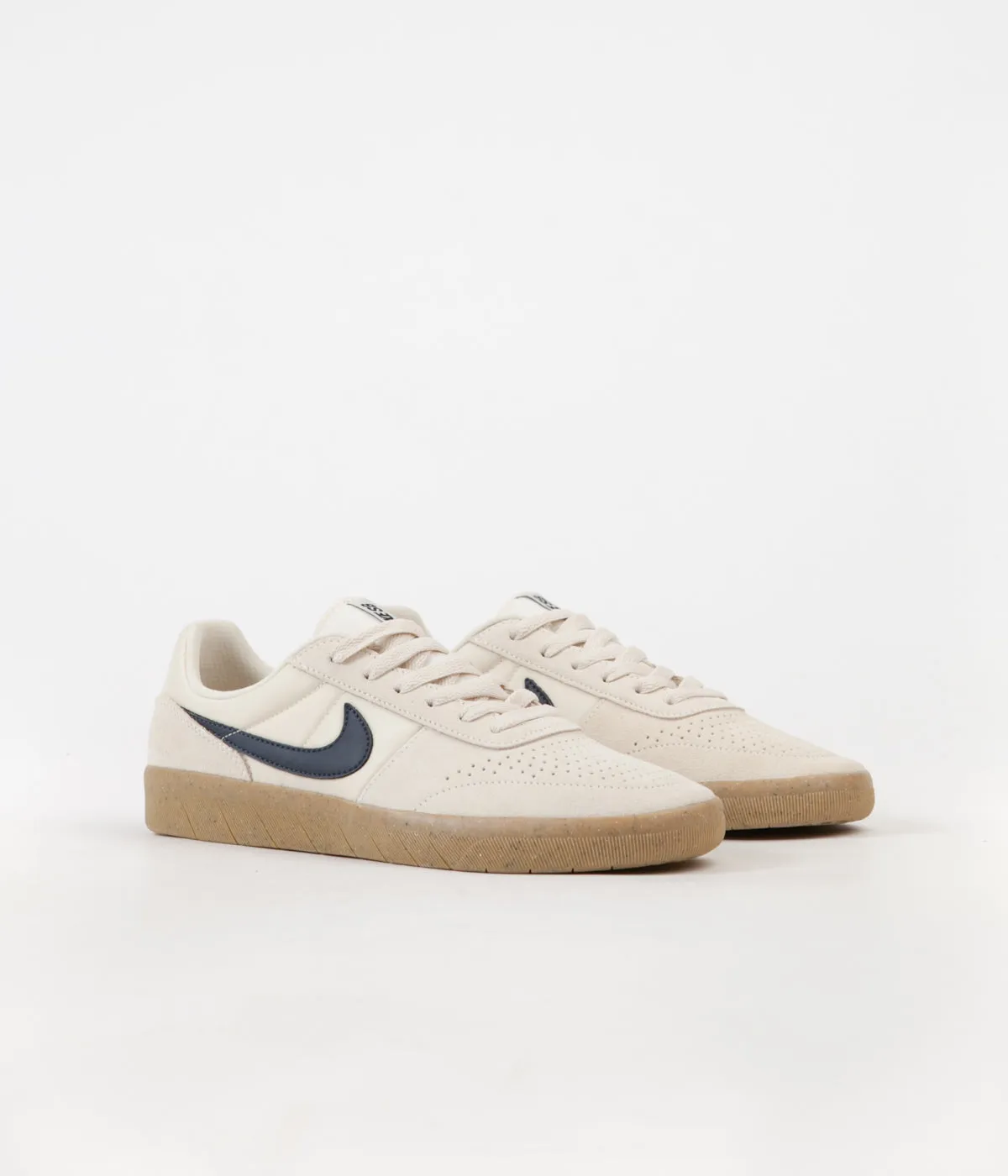 Nike SB Team Classic Shoes - Light Cream / Obsidian - Gum Yellow