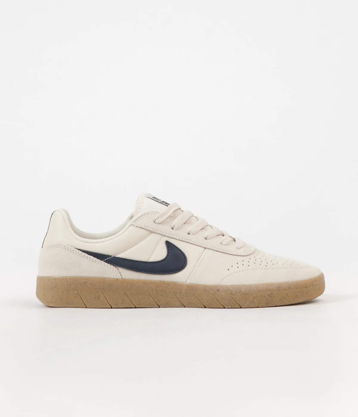 Nike SB Team Classic Shoes - Light Cream / Obsidian - Gum Yellow