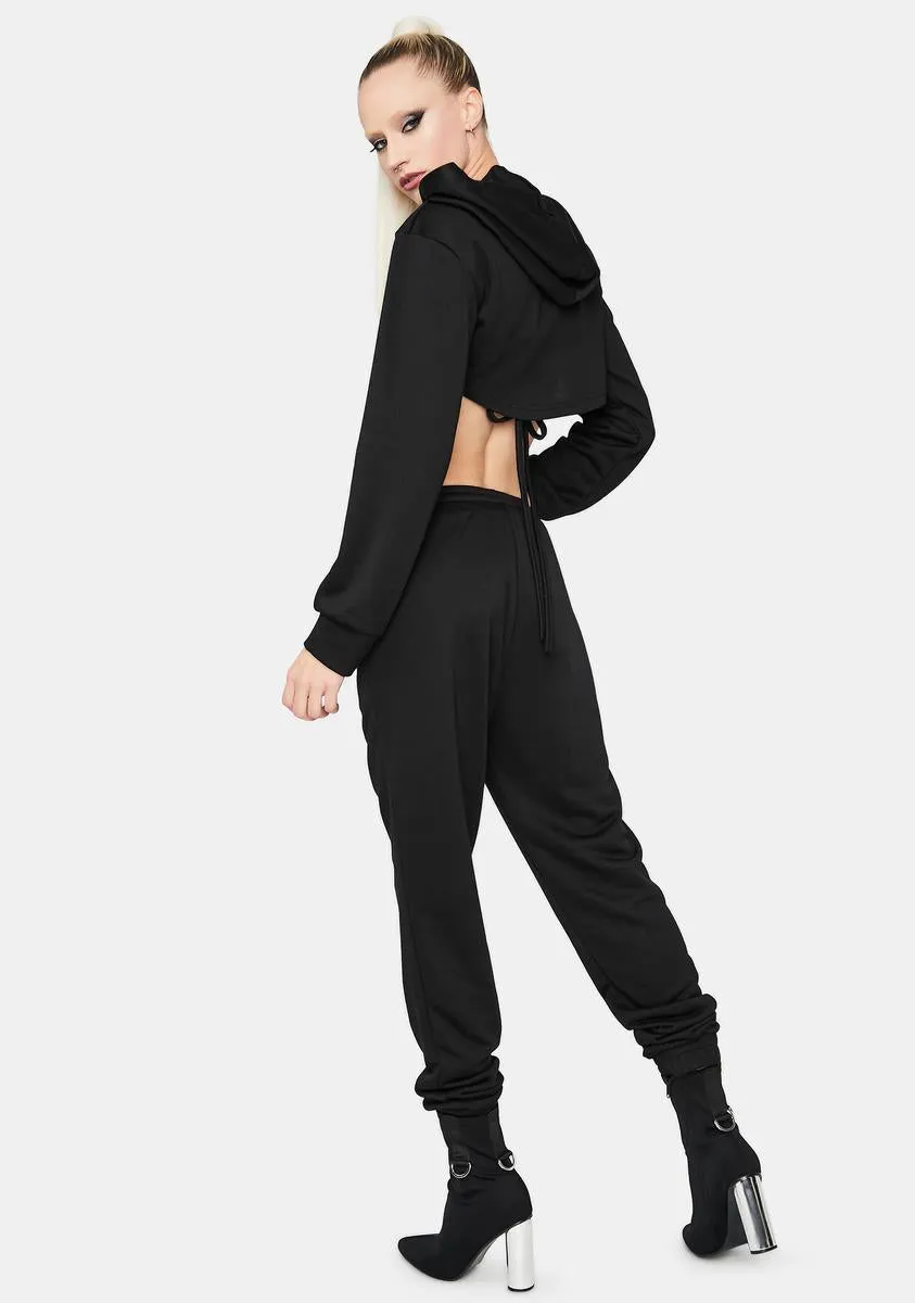 No Player Shrug Hoodie Set