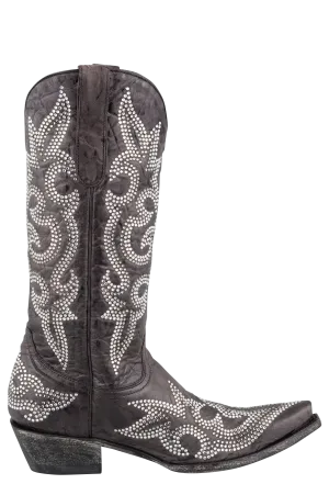 Old Gringo Crystal Diego Cowgirl Boots - Dark Brown