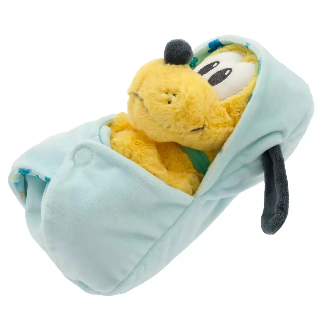 Pluto Plush in Swaddle