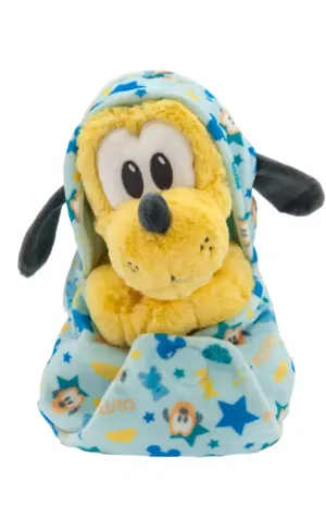 Pluto Plush in Swaddle
