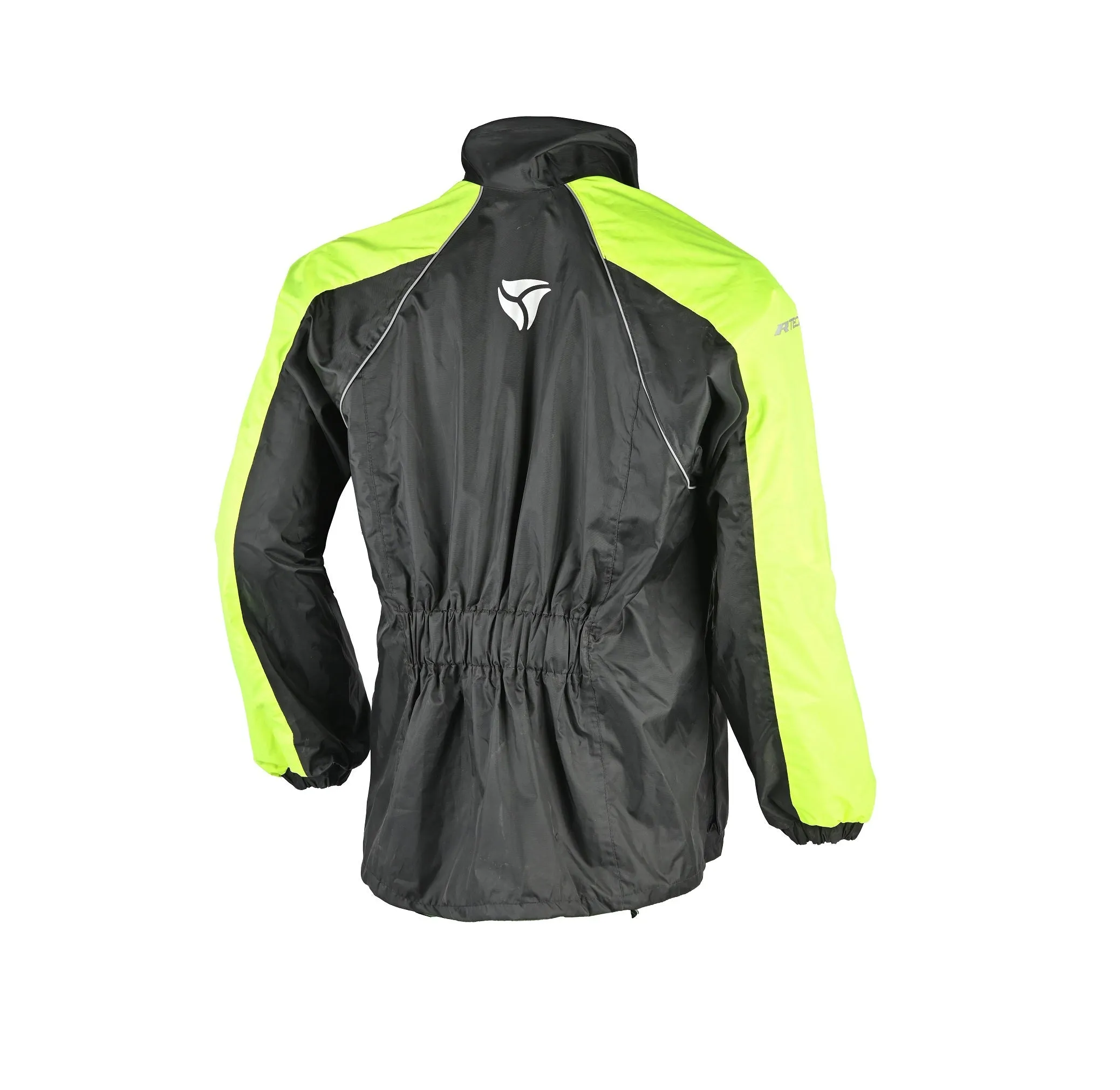 R-TECH Camou Waterproof Rain Tracker Jacket - Black Yellow Flouro