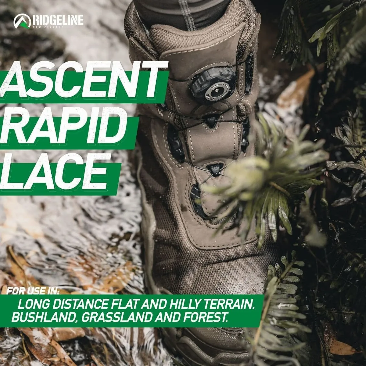 Ridgeline Ascent Rapid Lace Boot
