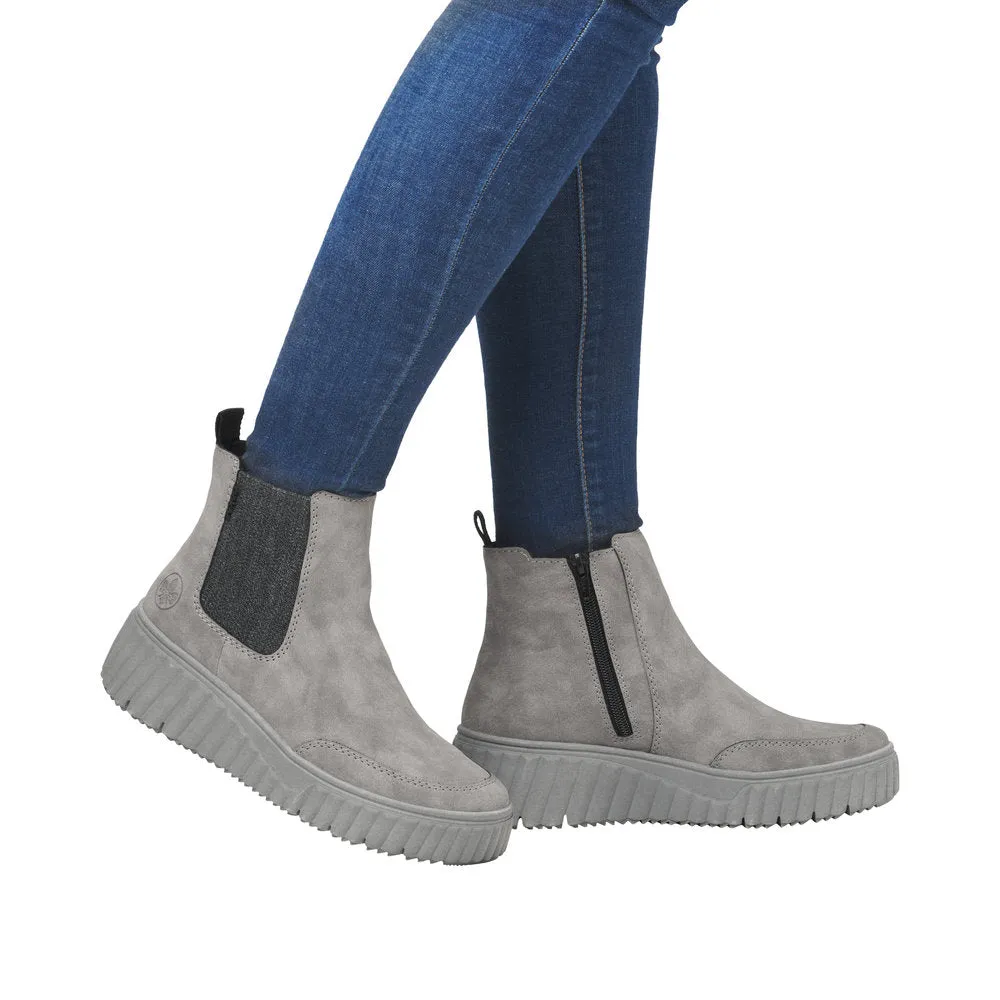 Rieker Womens Ankle Boot N2553-40 Grey