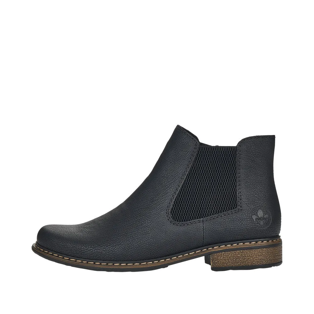 Rieker Z499400 Womens Black Chelsea Boot