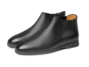 Rover Boots in Black Grain Calf