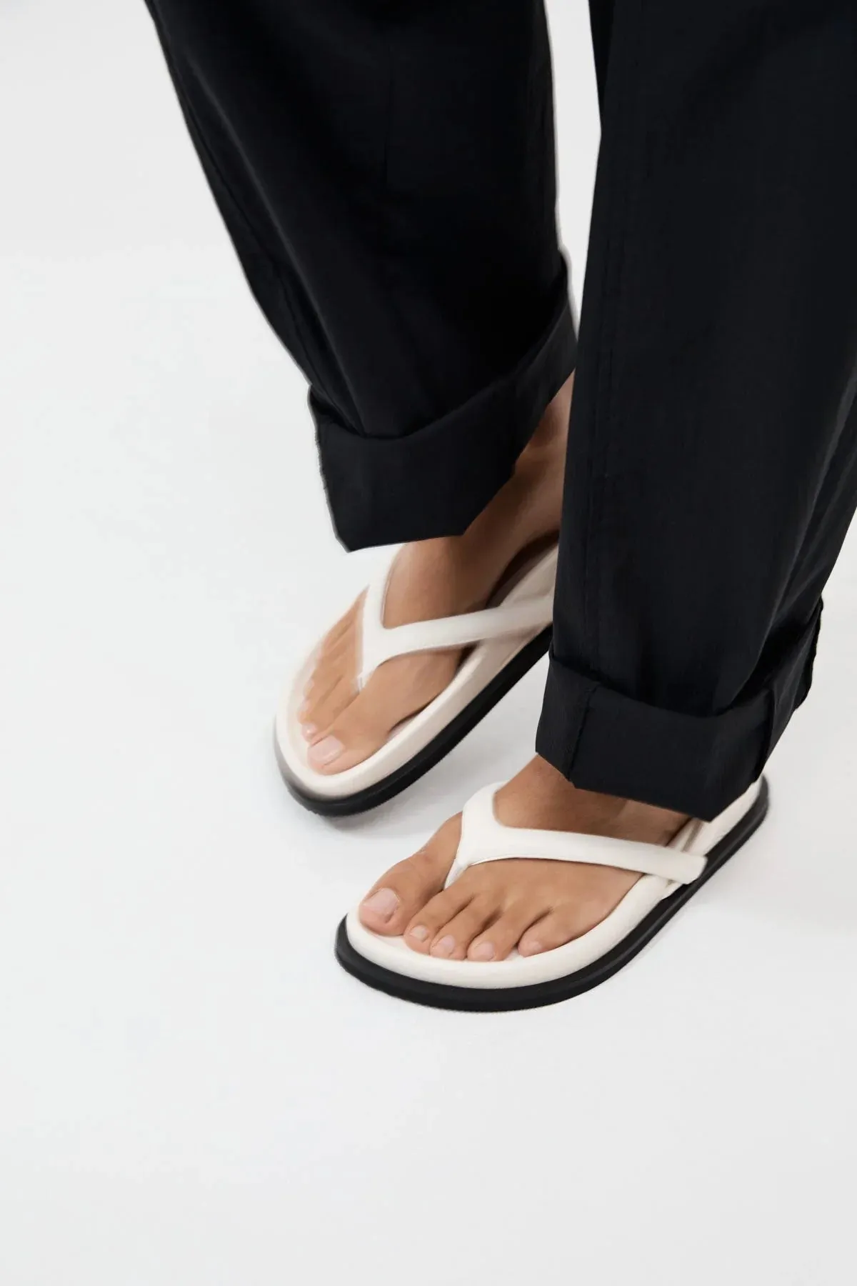 Slingback Thong Sandal in Tofu