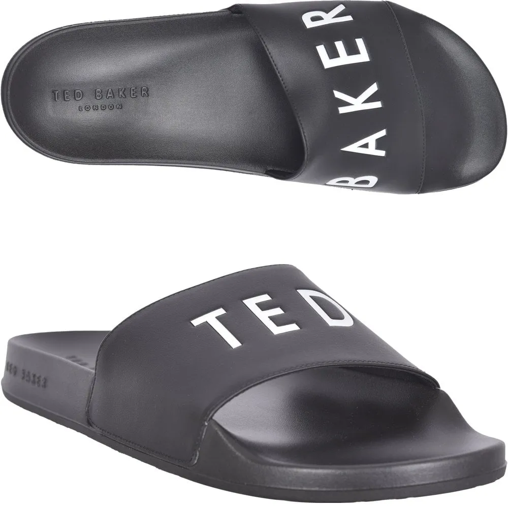 Ted Baker Auly Men's Logo Sliders | Black