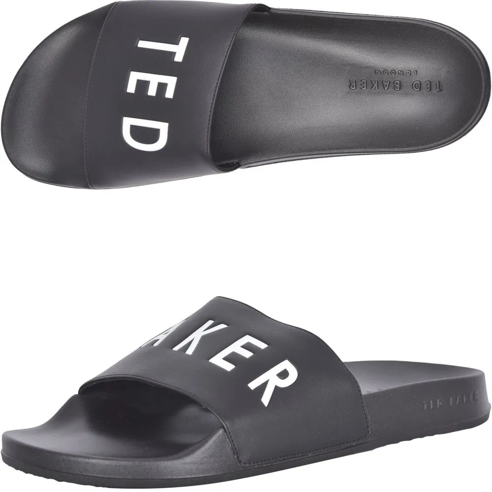 Ted Baker Auly Men's Logo Sliders | Black