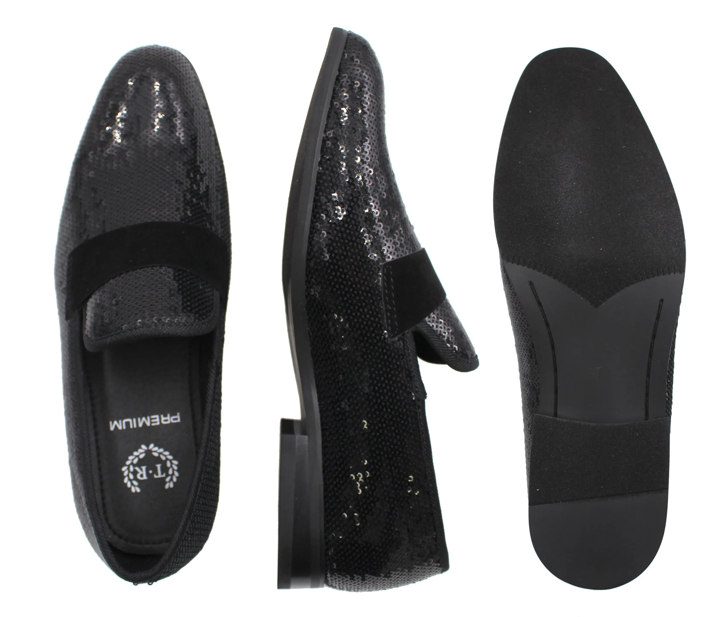 TR PREMIUM,PLAIN TOE-SLIP ON-SLF-SHOES-5659-BLACK