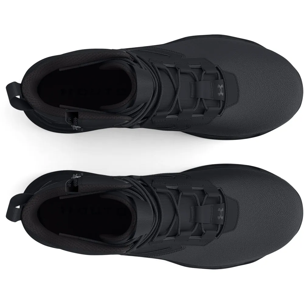 'Under Armour' Men's 6" Stellar G2 SR Side Zip Soft Toe - Black