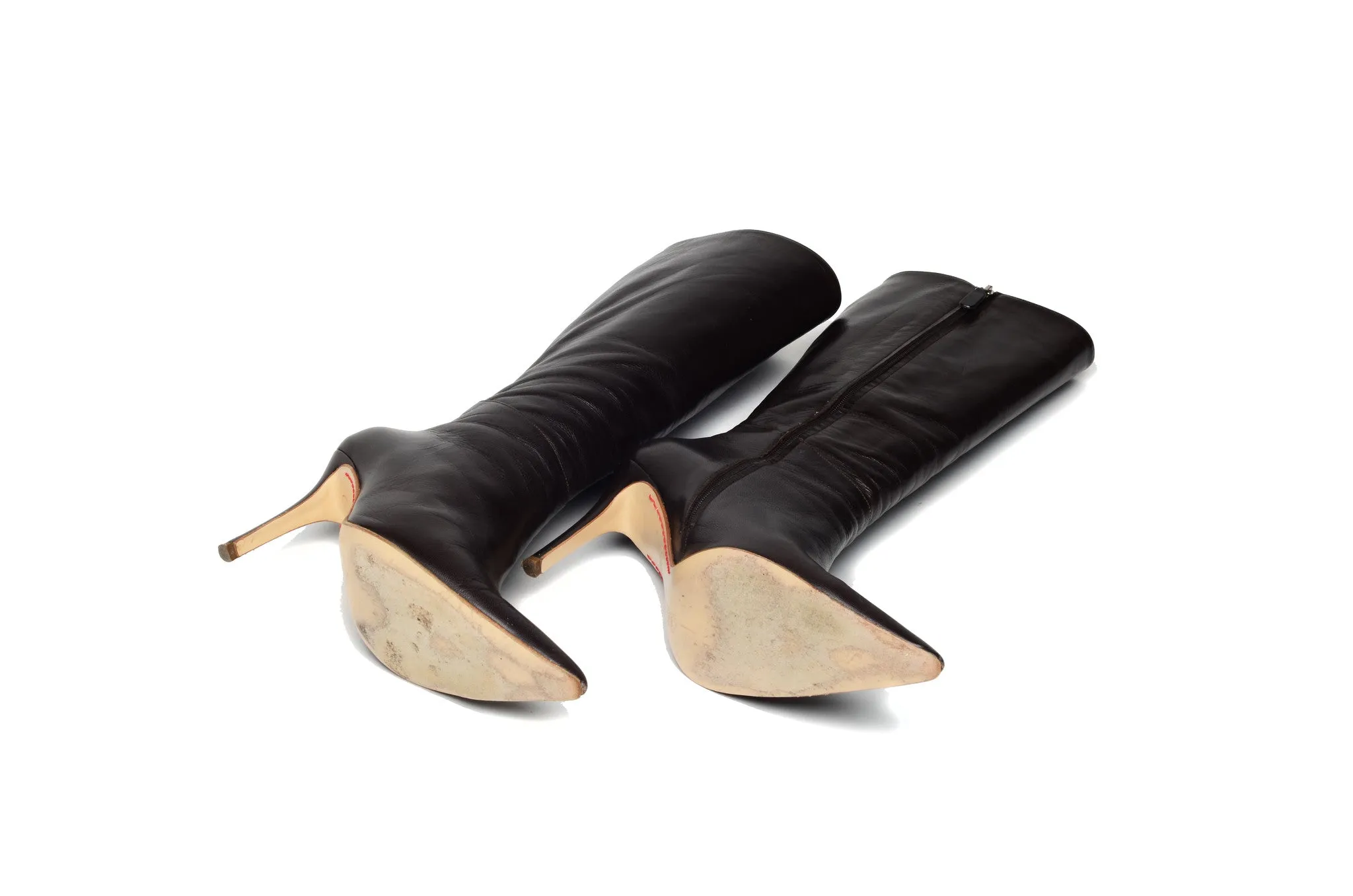 Valentino - Dark Brown Knee High Boots - IT 38