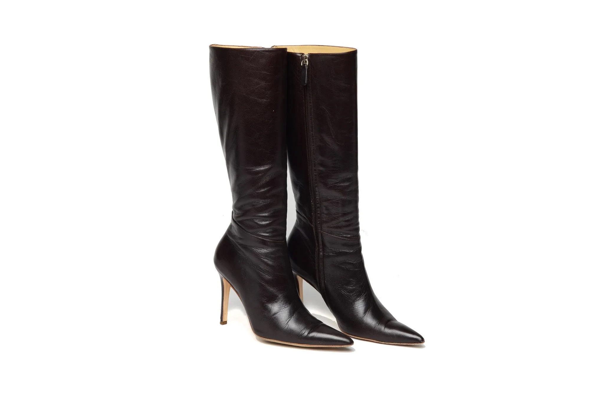 Valentino - Dark Brown Knee High Boots - IT 38