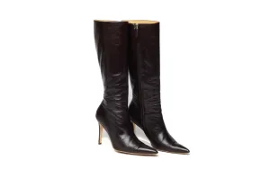 Valentino - Dark Brown Knee High Boots - IT 38