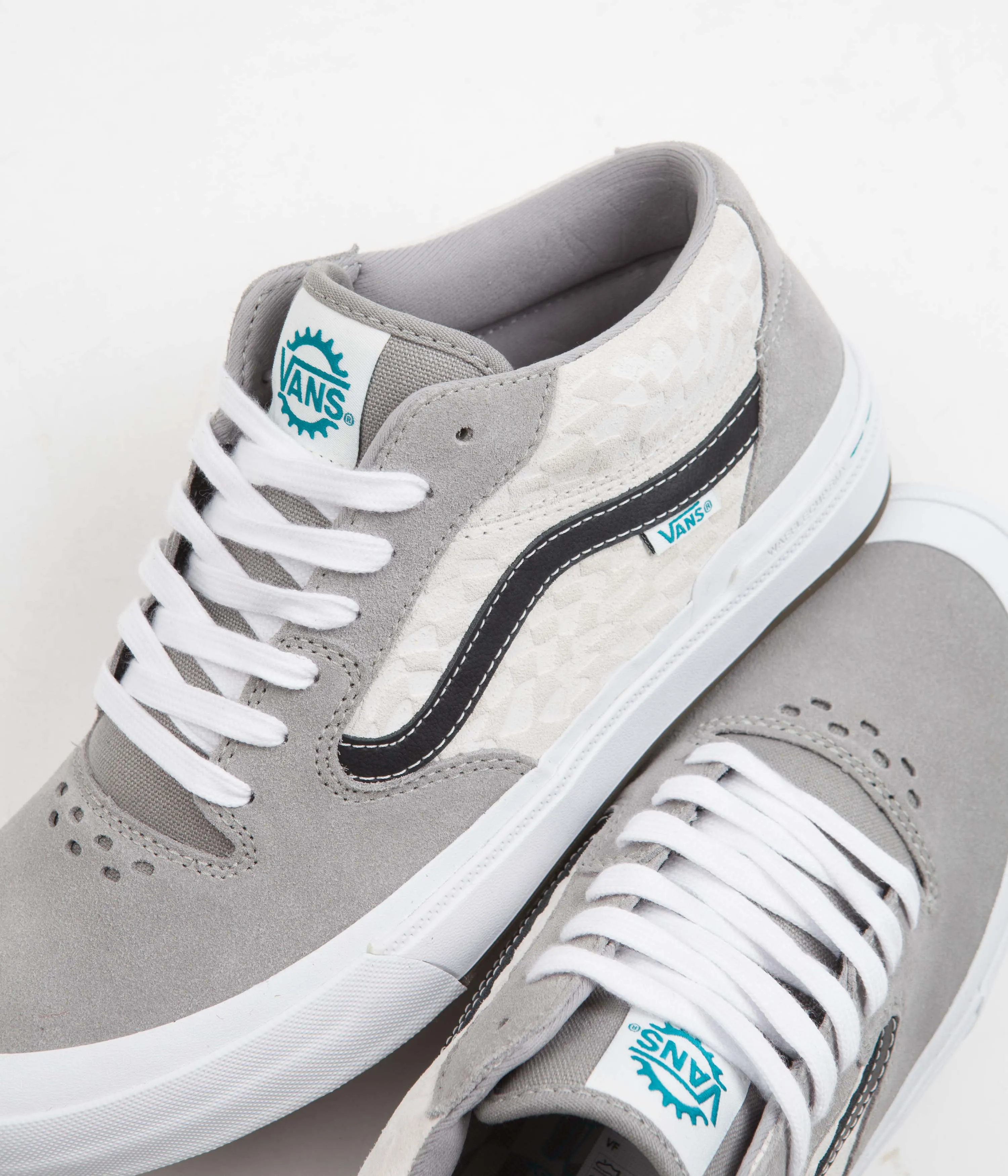 Vans BMX Style 114 Shoes - (Peraza) Grey / White