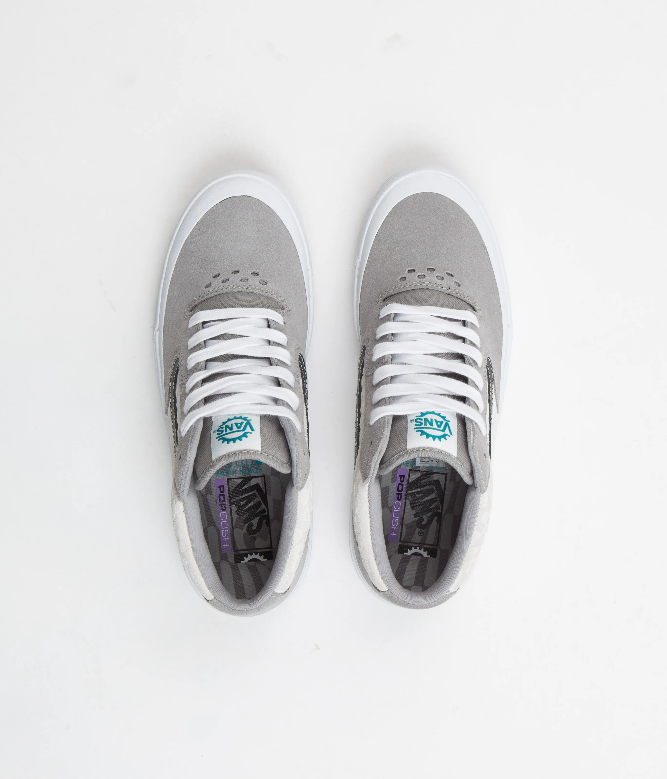 Vans BMX Style 114 Shoes - (Peraza) Grey / White