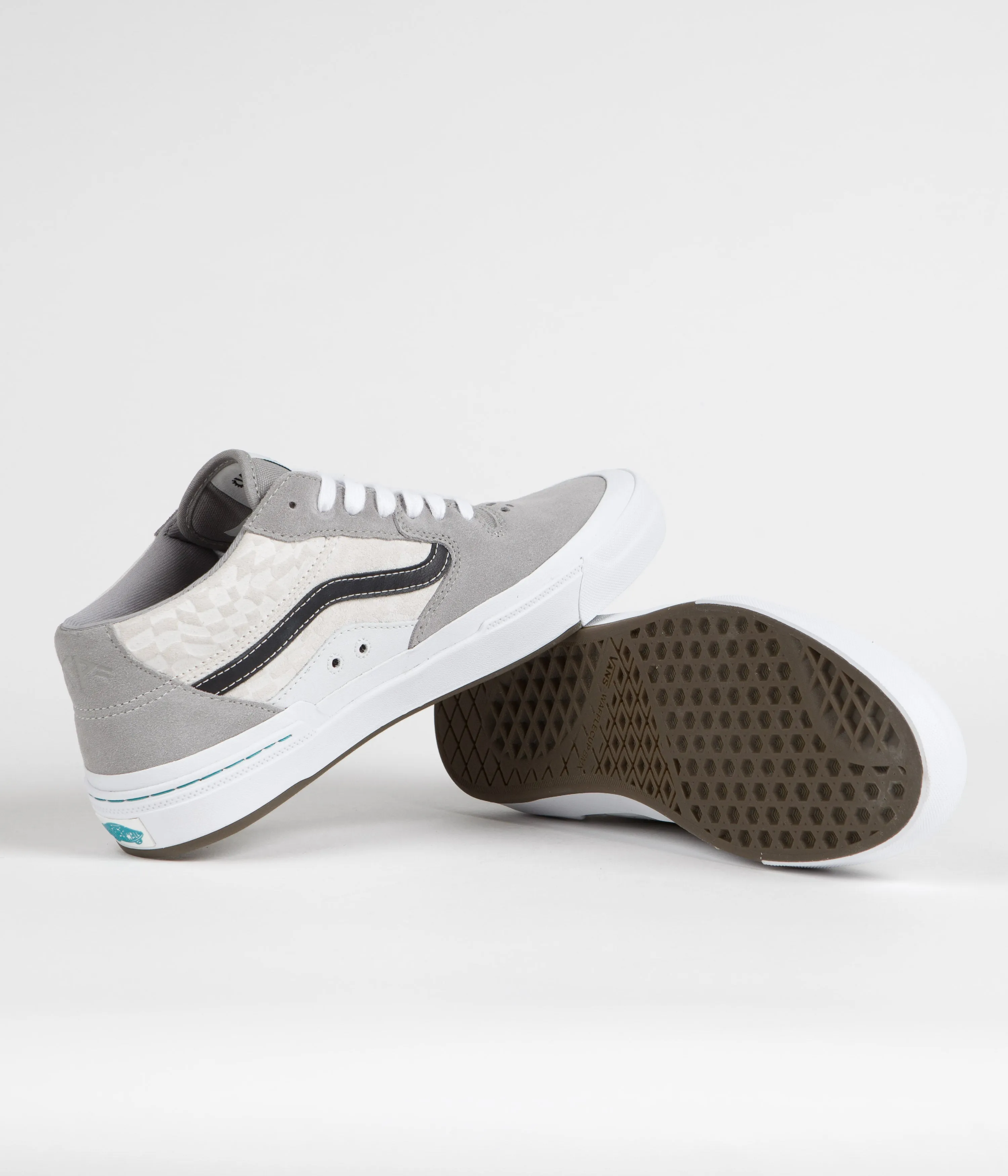 Vans BMX Style 114 Shoes - (Peraza) Grey / White