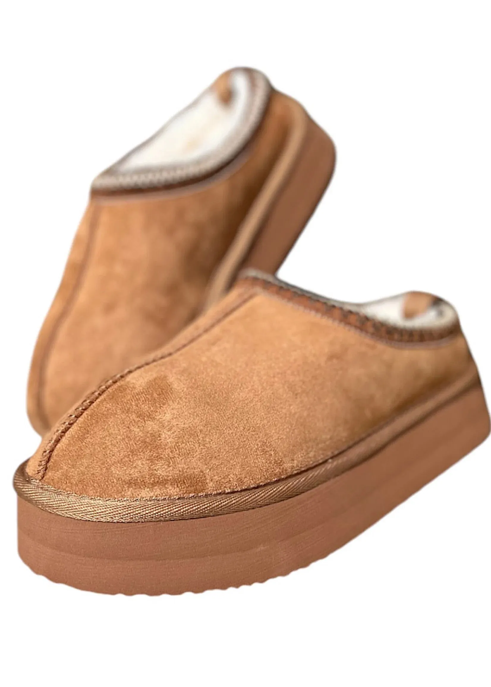 Very G Charlie Tan Slippers- SALE ITEM