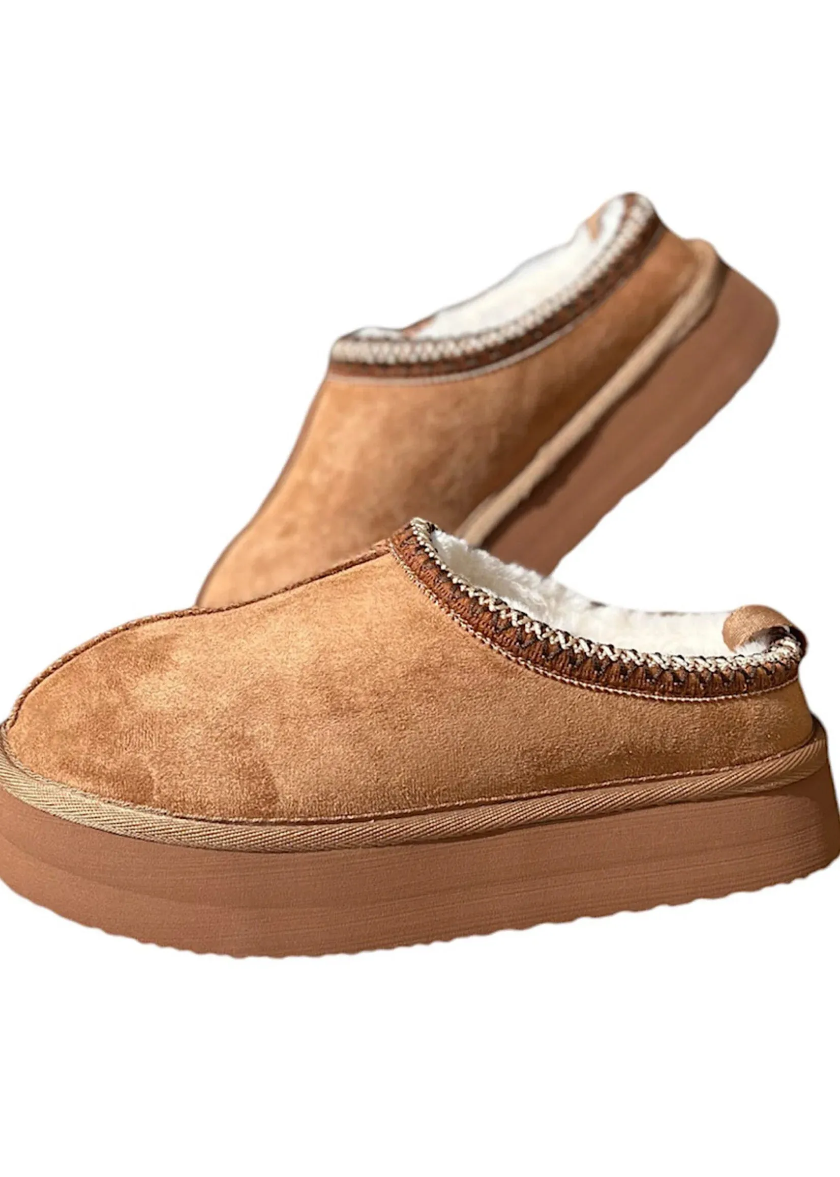 Very G Charlie Tan Slippers- SALE ITEM