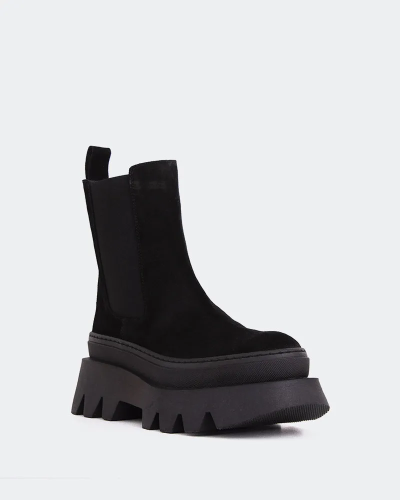 Wolfe Black Suede