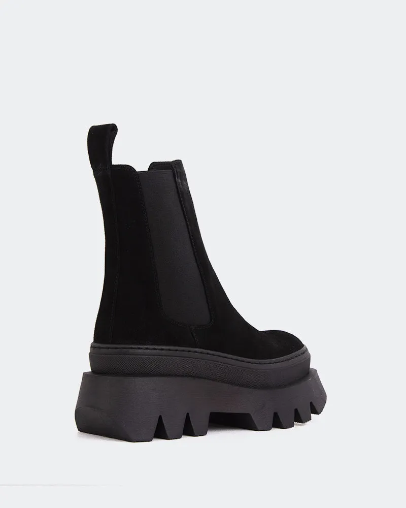 Wolfe Black Suede