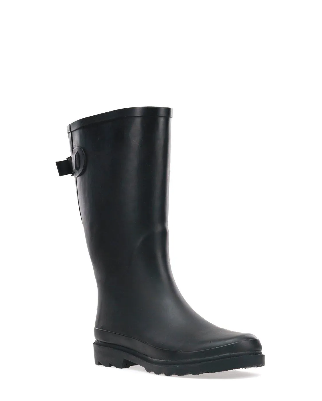 Women's Tall Wide Calf Rain Boot- Black