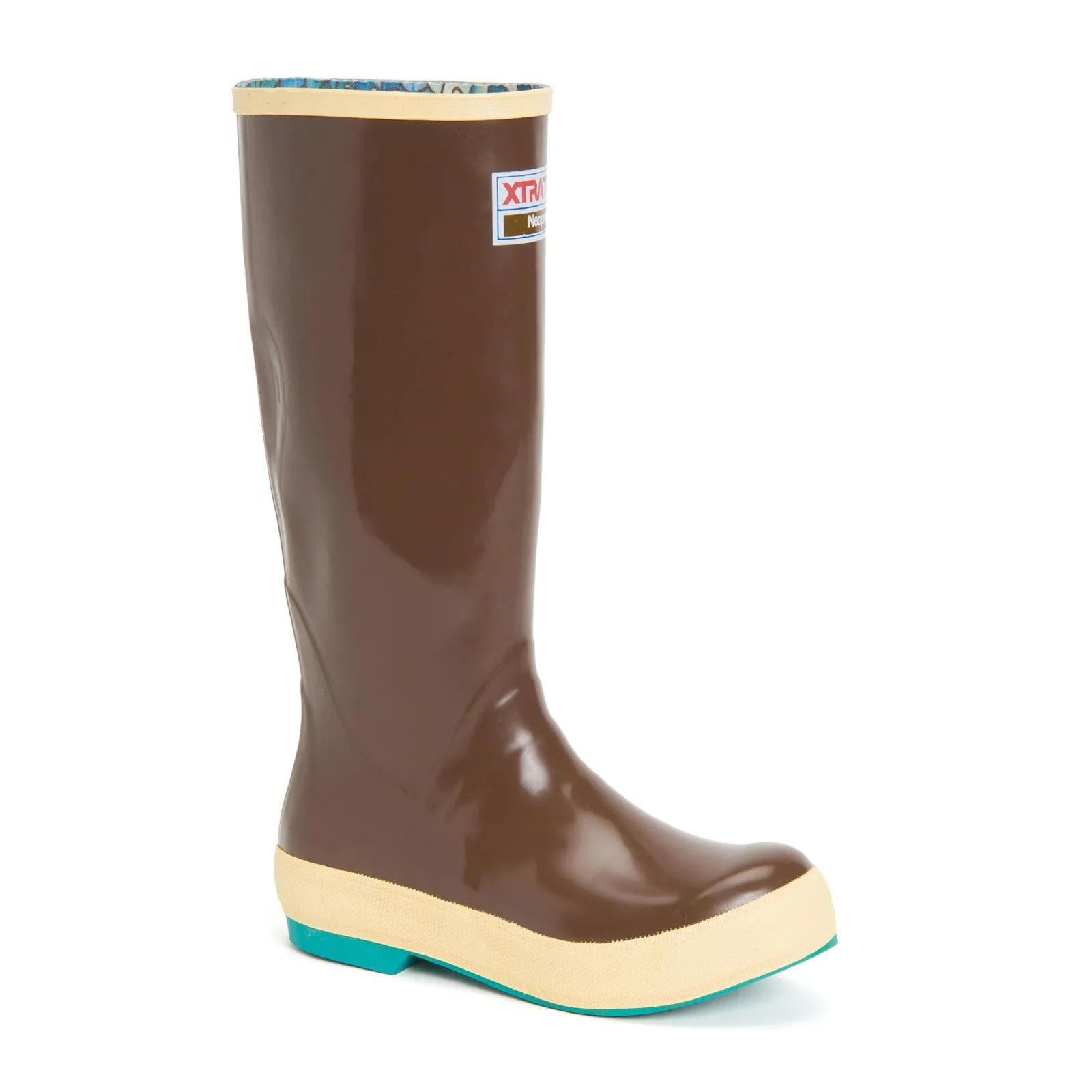 XtraTuf Fishe Wear 15" Legacy Rain Boot (Women) - Brown/Totally Tarpon