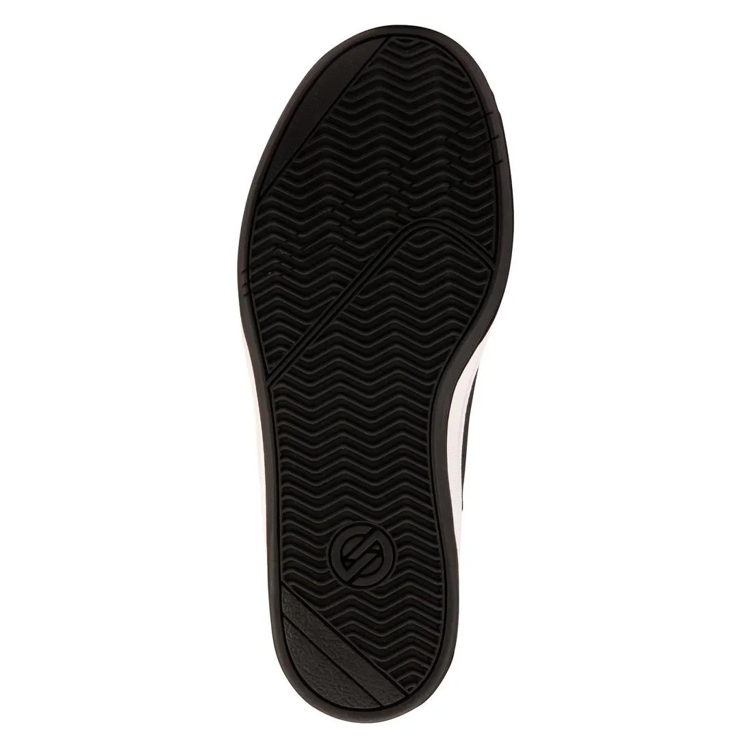 Zapatillas de skate resistentes Niños Oxelo Crush 100 Negro naranja
