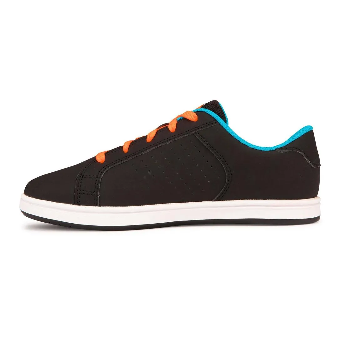 Zapatillas de skate resistentes Niños Oxelo Crush 100 Negro naranja